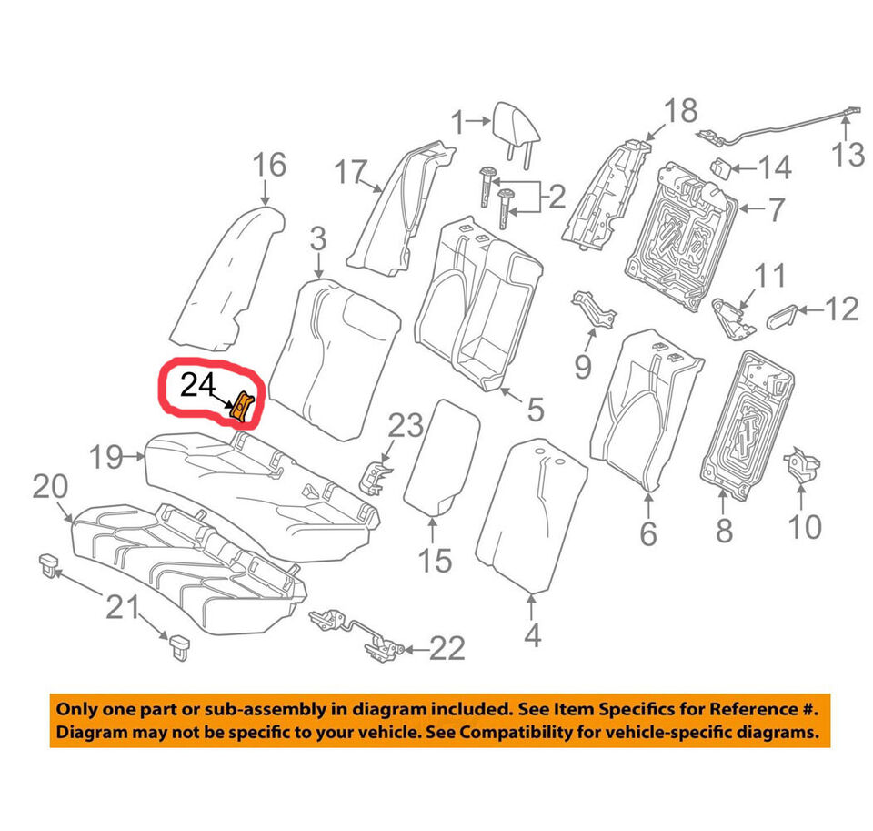 TOYOTA OEM 2017-2020 Camry Rear Seat-Anchor Cover Cover Avalon 2018-2020