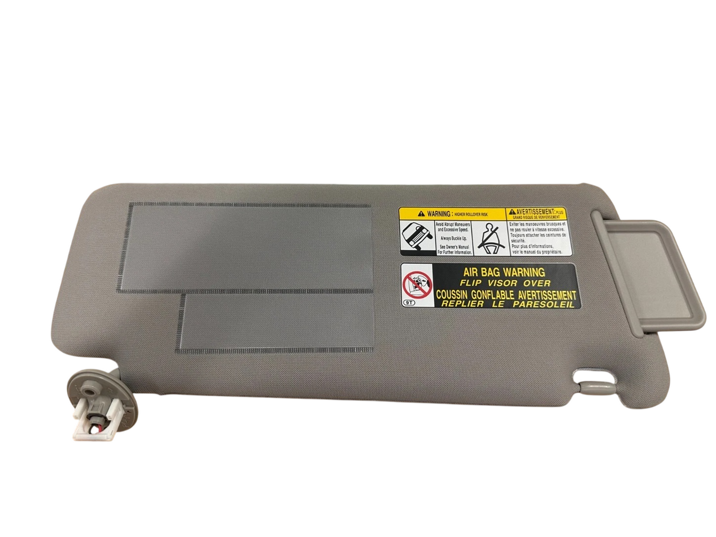 GENUINE OEM TOYOTA 10-24 4RUNNER LEFT DRIVER GRAY SUN VISOR 74320-35A91-B1