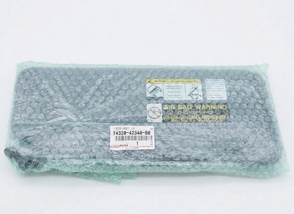 GENUINE TOYOTA 01-03 RAV4 GRAY LEFT DRIVER SUN VISOR WITH MIRROR 74320-42340-B0