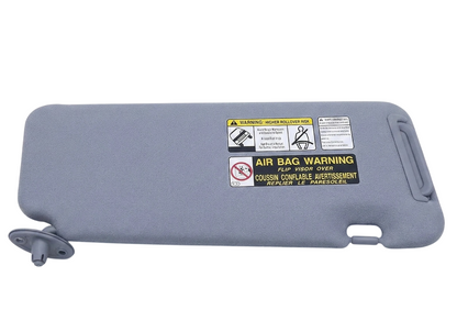 GENUINE TOYOTA 01-03 RAV4 GRAY LEFT DRIVER SUN VISOR WITH MIRROR 74320-42340-B0