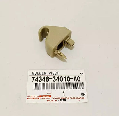 GENUINE TOYOTA 00-06 TUNDRA IVORY SUN VISOR HOLDER 74348-34010-A0 NEW