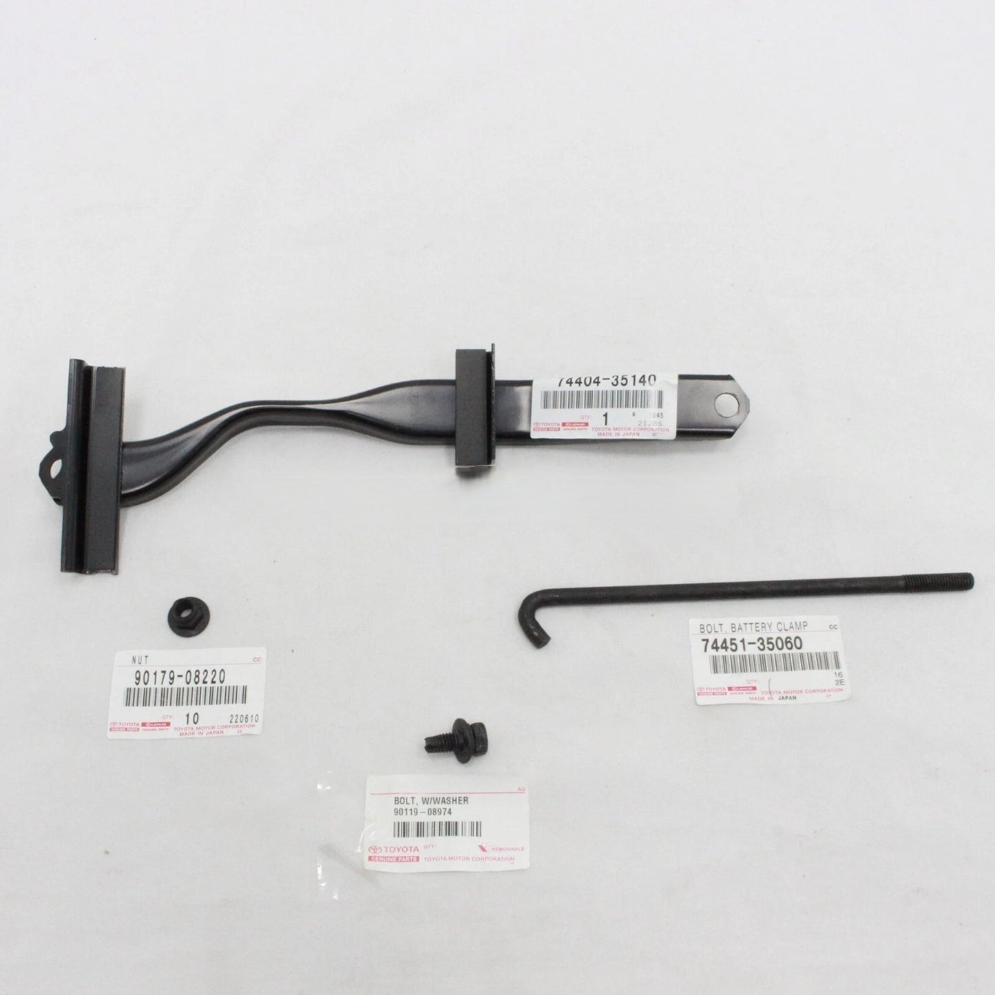 OEM TOYOTA 4RUNNER BATTERY HOLD DOWN CLAMP KIT 74404-35140 FITS 1996-2002