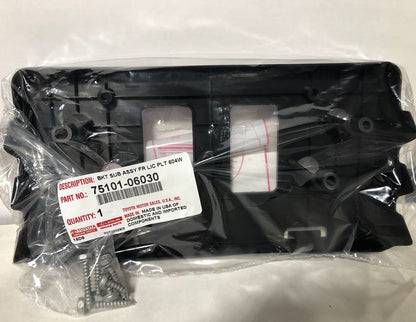 OEM TOYOTA CAMRY FRONT LICENSE PLATE HOLDER 75101-06030 FITS 2015-2017 LE, XLE