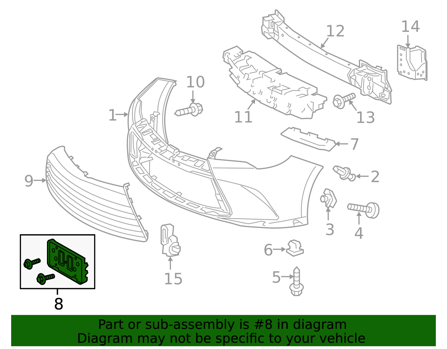 OEM TOYOTA CAMRY FRONT LICENSE PLATE HOLDER 75101-06030 FITS 2015-2017 LE, XLE