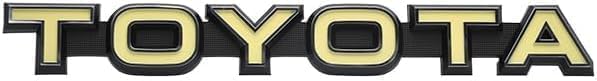 Toyota Land Cruiser FJ40 BJ40 FJ45 OEM Front Grille Panel Emblem Plate 1969-1980