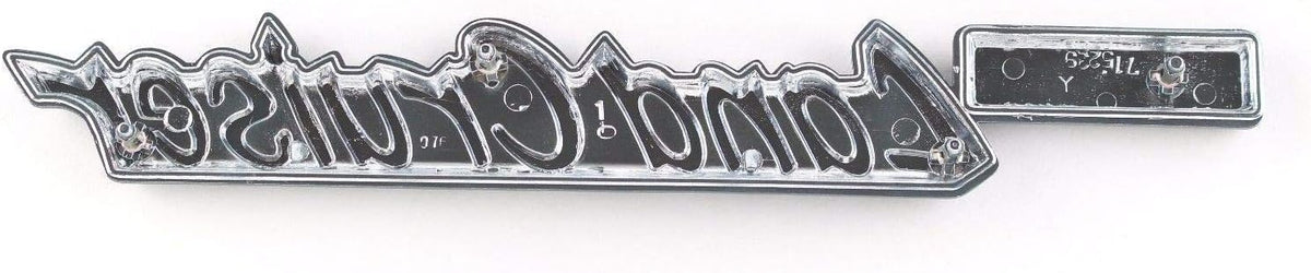 GENUINE OEM TOYOTA 73-81 LAND CRUISER CHROME FRONT FENDER NAMEPLATE 75343-90351