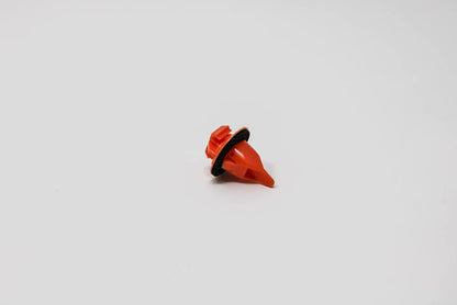 GENUINE TOYOTA 4RUNNER FJ OUTSIDE TRIM ORANGE MOLDING CLIP SET 5X 75397-35010