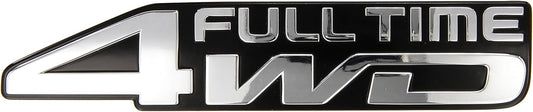 Genuine OEM Toyota LAND CRUISER Lexus LX450 Rear Door "FULL TIME 4WD" Emblem N.1