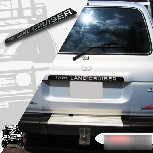 Toyota Land Cruiser OEM Genuine Tailgate Hatch Door Emblem FJ80 FZJ80 1991-1997