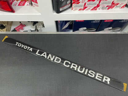 Toyota Land Cruiser OEM Genuine Tailgate Hatch Door Emblem FJ80 FZJ80 1991-1997