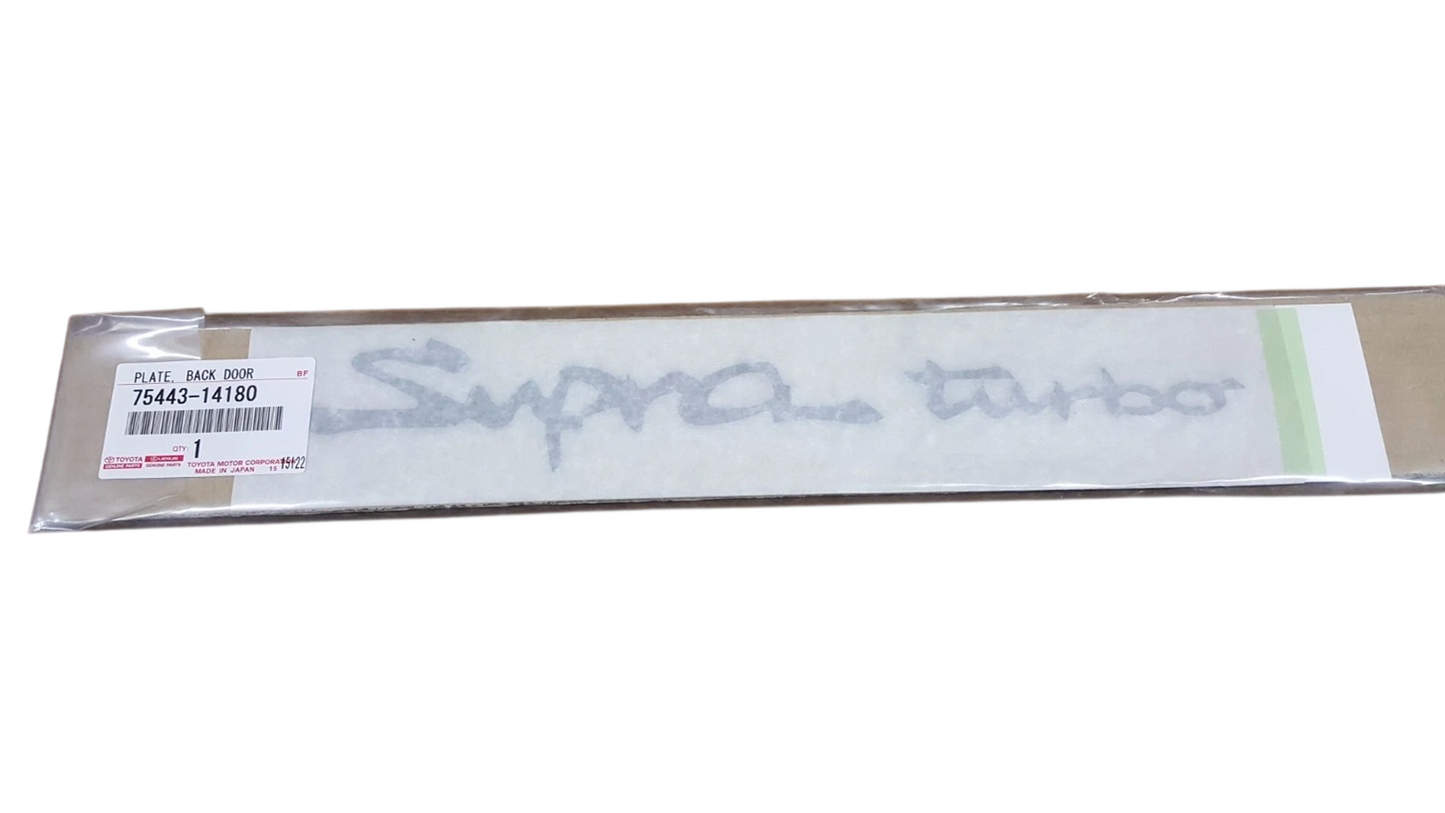 Toyota Supra Turbo 4 Piece Emblem Kit