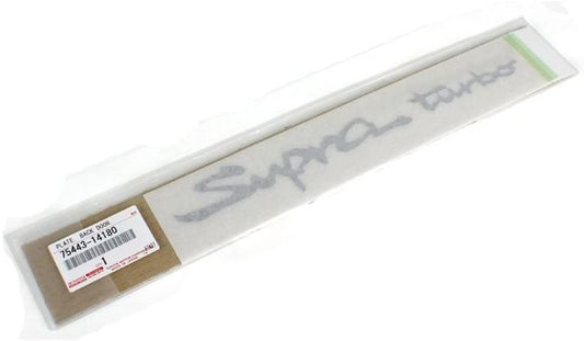 Supra 93-98 JZA80 MK4 Turbo rear trunk Emblem 75443-14180