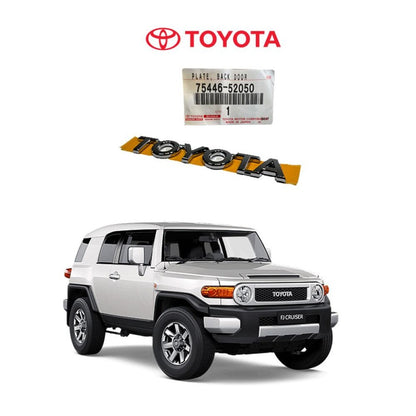 New Genuine For Toyota 07-14 FJ Cruiser Rear Emblem Badge Chrome 75446-52050