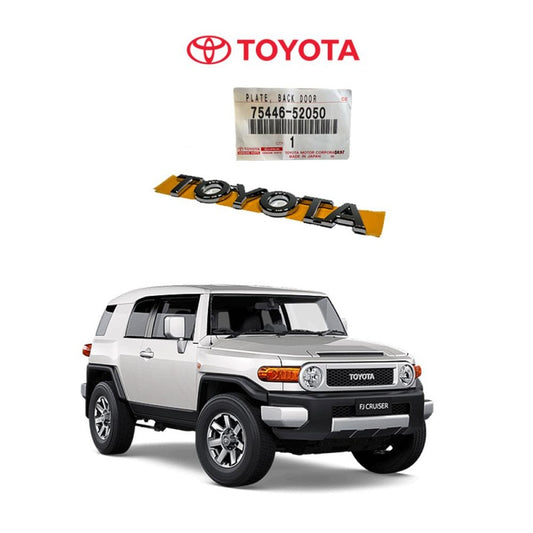 New Genuine For Toyota 07-14 FJ Cruiser Rear Emblem Badge Chrome 75446-52050