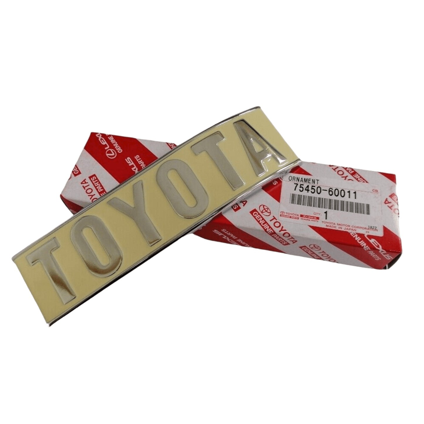 NEW GENUINE OEM TOYOTA 73-80 LAND CRUISER REAR RIGHT QUARTER EMBLEM 75450-60011