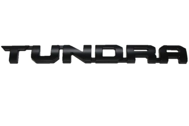 Toyota TUNDRA TRD PRO Black Painted Emblem TUNDRA 75471-0C170 - OEM NEW!