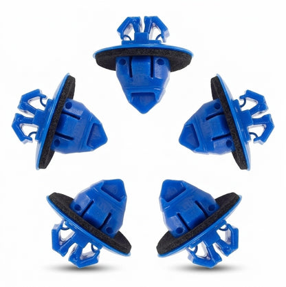 GENUINE TOYOTA 4RUNNER FJ CRUISER OUTSIDE TRIM BLUE MOLDING CLIP SET 5 PCS 75495-35010
