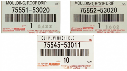 Lexus IS250 IS350 IS-F OEM Genuine Roof Drip Windshield Moulding Kit LH RH 06-13