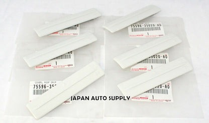 NEW OEM GENUINE 07-14 TOYOTA FJ Cruiser ROOF RACK MOLDING 6pcs 75596-35020-A0