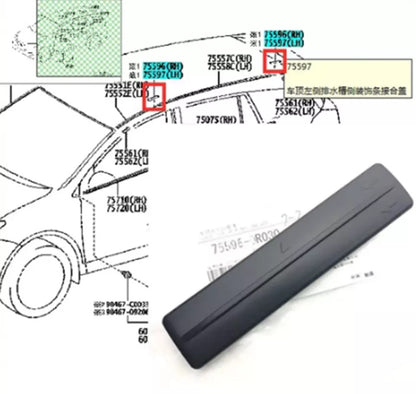 GENUINE TOYOTA 04-18 4RUNNER 06-17 RAV4 ROOF RACK REMOVAL KIT W/ COVERS SET