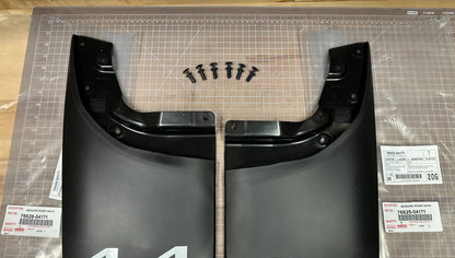 Toyota 2005-2015 Tacoma 4x4 OEM Left Rear & Right Rear Mud Guard Flap w/ Clips