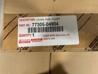 2005-2015 Toyota Tacoma Double Cab Short Bed Fuel Gas Door Cap GENUINE OEM PART