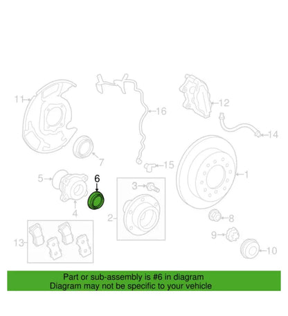 GENUINE OEM TOYOTA TUNDRA SEQUOIA LX570 V8 FRONT WHEEL HUB OIL SEAL
