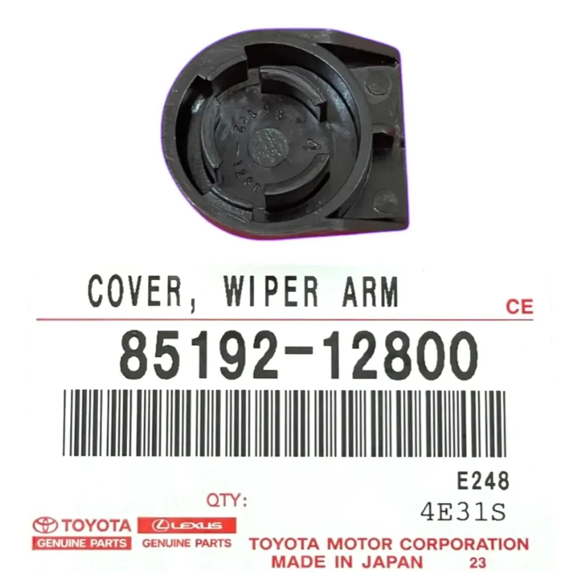 GENUINE TOYOTA 4RUNNER PICKUP TUNDRA WINDSHIELD WIPER ARM NUT COVER 85192-12800