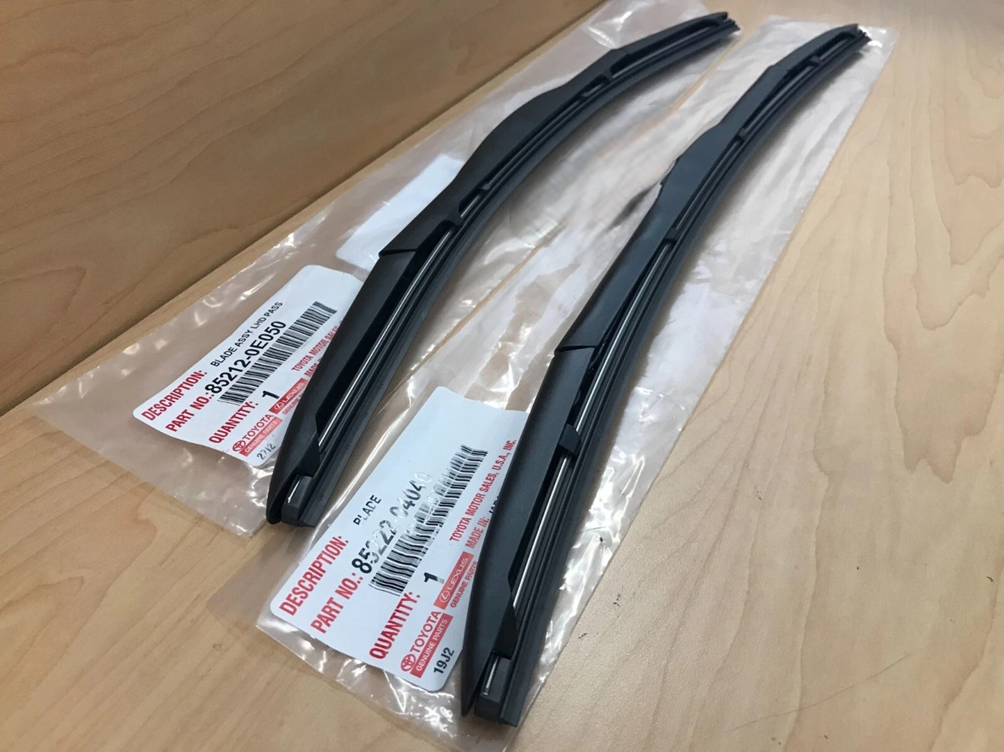 2016-2023 TACOMA Factory Front Wiper Blade Set NEW genuine Toyota OEM