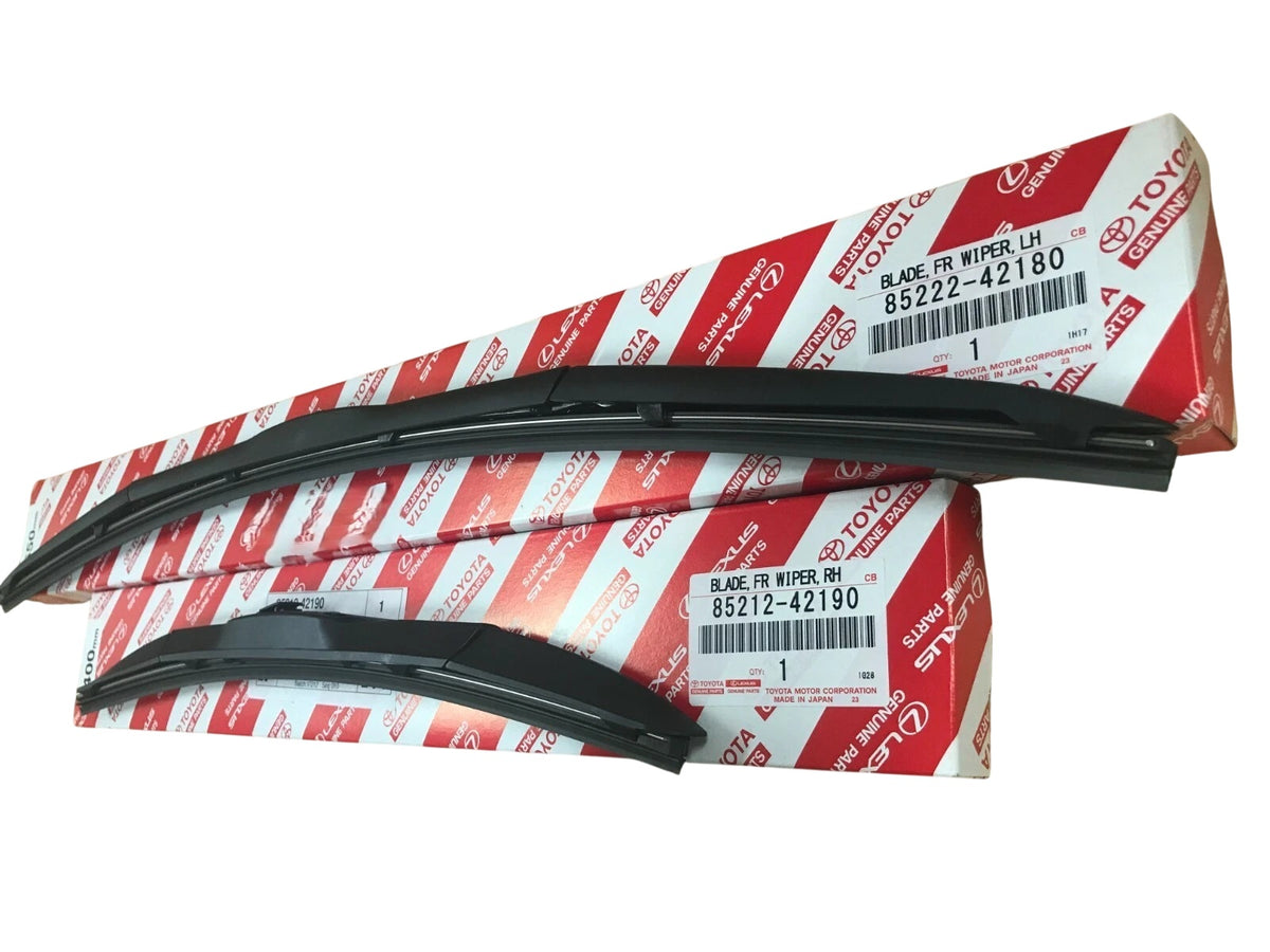 19-25 RAV4 Front Wiper Blade Set NEW OEM genuine Toyota 85212-42190, 85222-42180