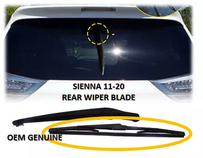 OEM GENUINE TOYOTA SIENNA 2011-2020, REAR BLADE WIPER (ONLY BLADE REPLACEMENT)