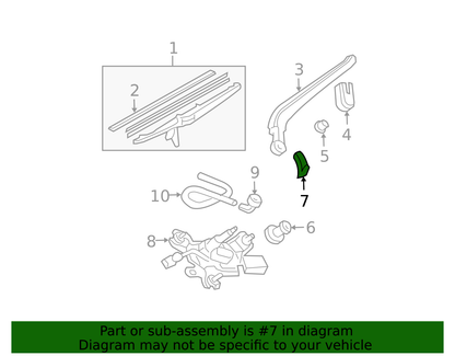 NEW GENUINE OEM TOYOTA 2003-2009 4RUNNER REAR WIPER STOPPER 85293-35020