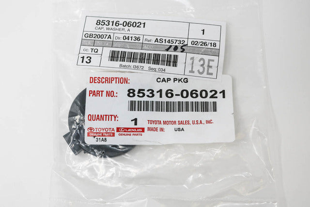 8531606021 Genuine Toyota AVALON Lexus ES300 Windshield Washer Reservoir Jar Cap