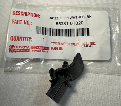 GENUINE TOYOTA AVALON SIENNA VENZA FRONT WINDSHIELD WASHER NOZZLE 85381-0T020