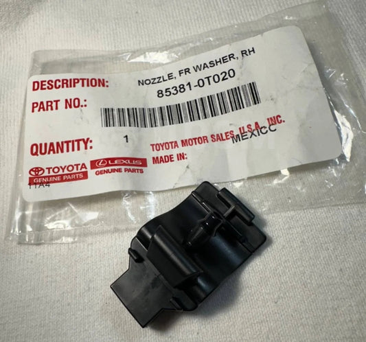 GENUINE TOYOTA AVALON SIENNA VENZA FRONT WINDSHIELD WASHER NOZZLE 85381-0T020