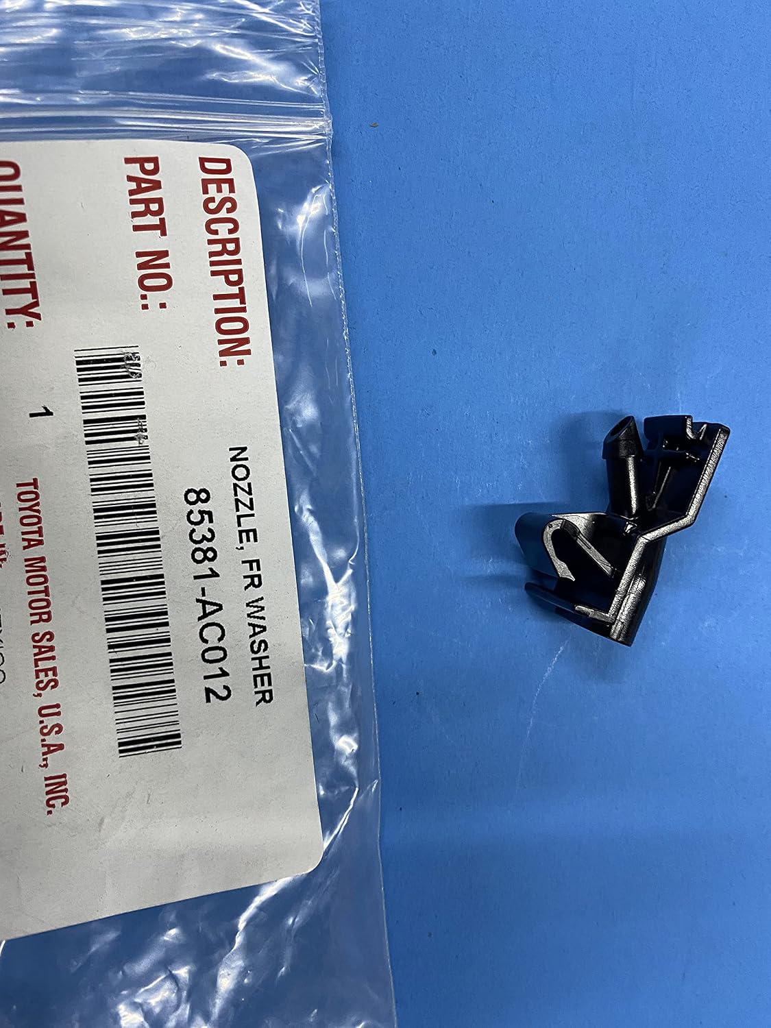 05-12 AVALON WINDSHIELD WASHER NOZZLE GENUINE TOYOTA 85381-AC012