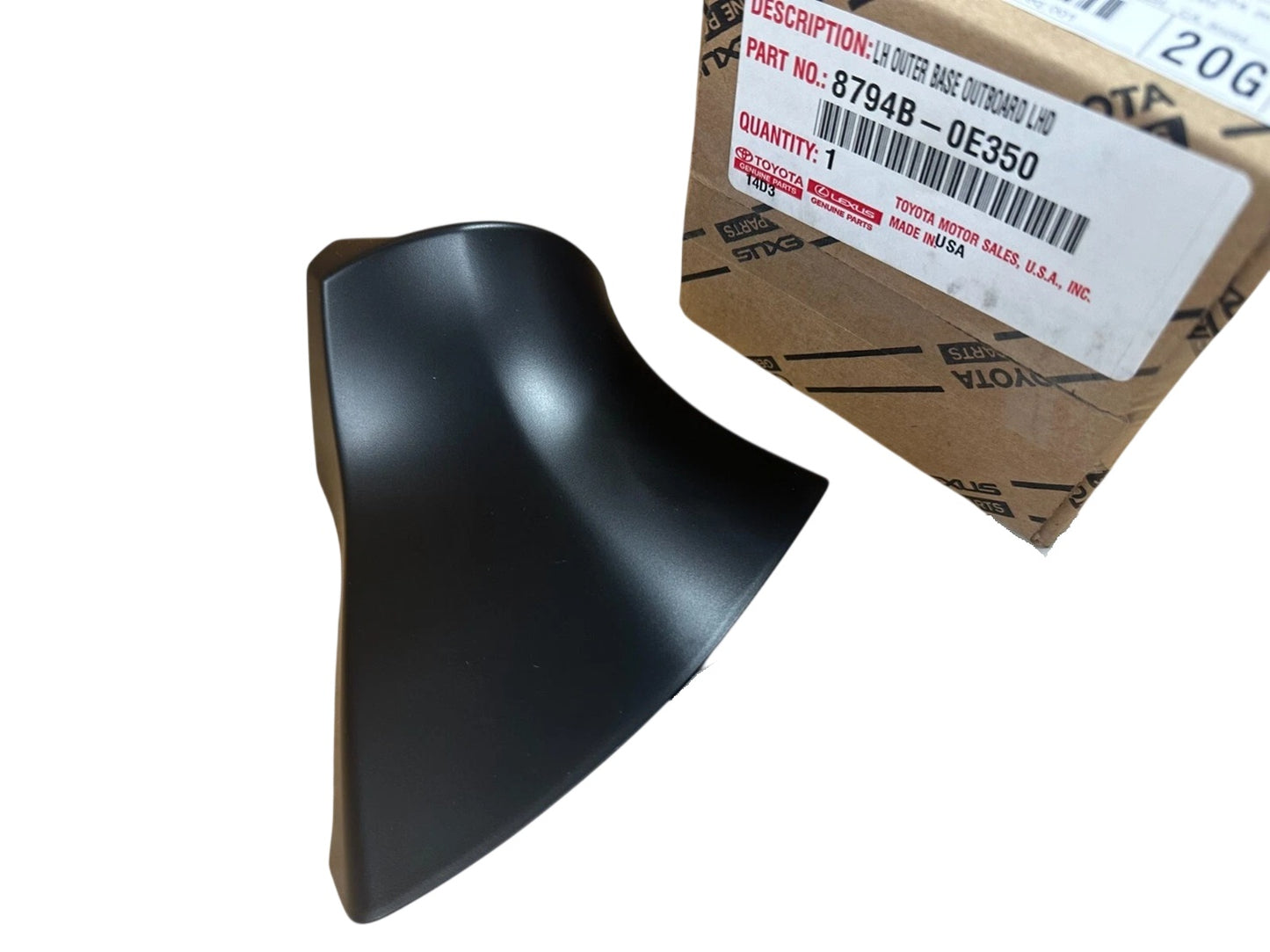 20-25 TOYOTA HIGHLANDER LEFT DRIVER SIDE MIRROR LOWER BASE COVER 8794B-0E350