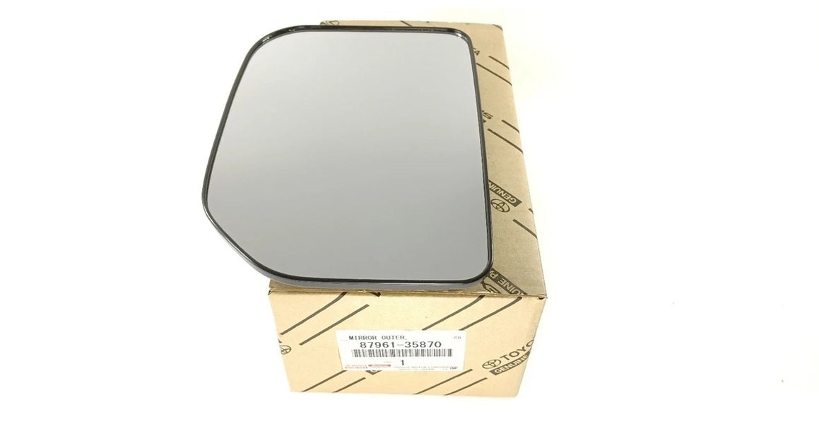 Left Driver Side Mirror Glass w/Rear Back Plate OE For 07-14 FJ Cruiser