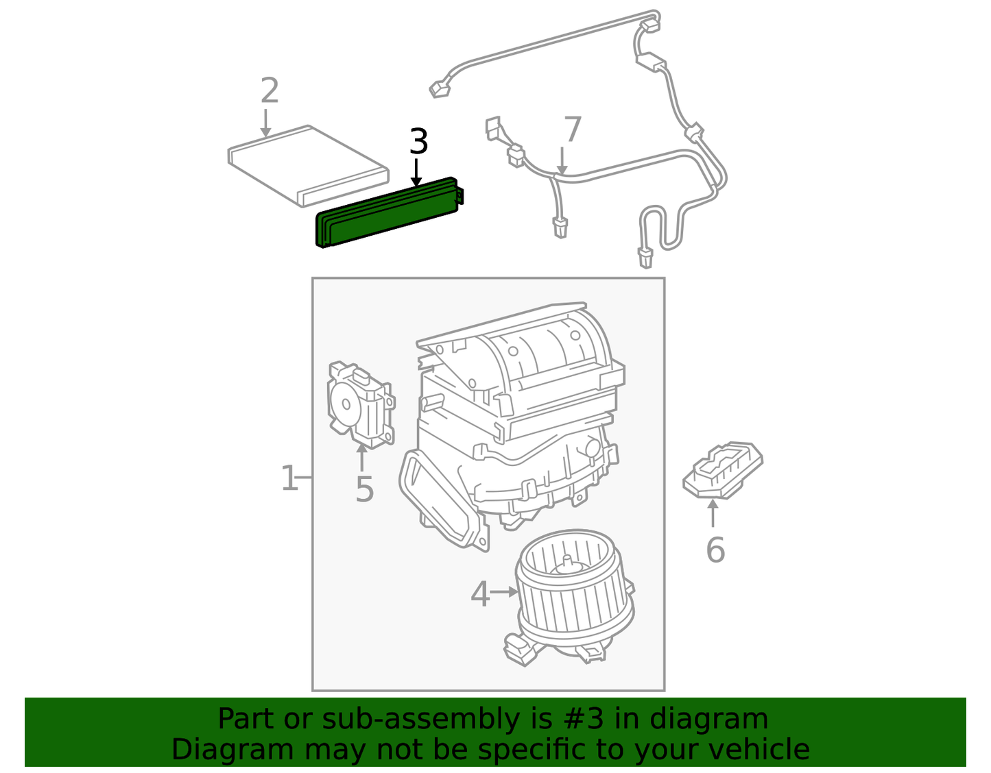 Toyota Lexus Scion Genuine Cabin Filter AC Filter Cover 88548-42020