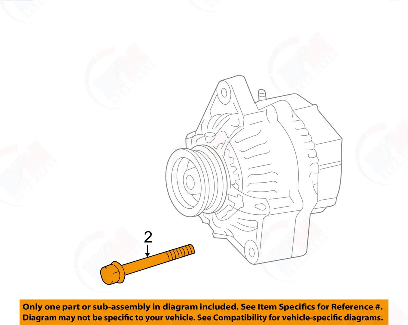 GENUINE Alternator Mount Bolt 90105-10075 for Toyota & Lexus