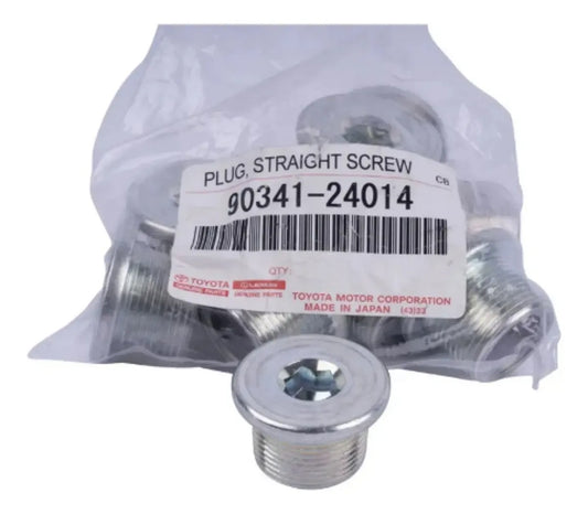 OEM Toyota Front Differential Drain Plug (90341-24014) Fits Multiple Vehicles