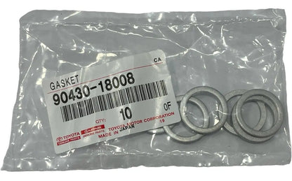 New GENUINE OEM Toyota Lexus Scion Transmission Case Plug Gasket 90430-18008 set 10 pcs