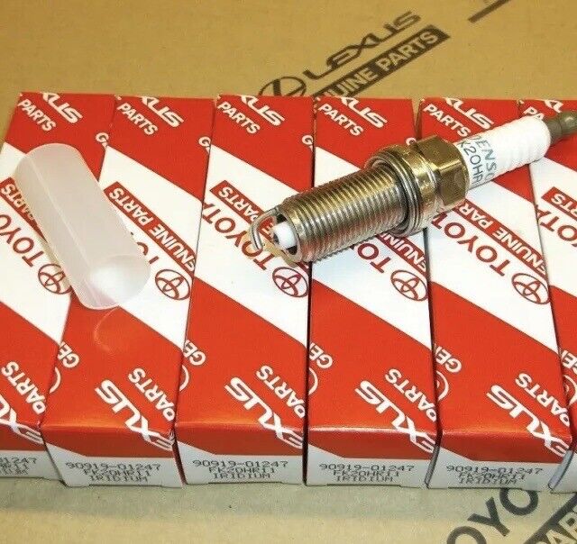 Genuine Spark Plugs Fits For Toyota Lexus Denso Set 6Pcs FK20HR11 90919-01247