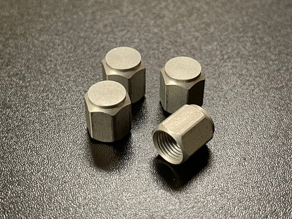 GENUINE TOYOTA LEXUS ALUMINUM TIRE VALVE STEM CAP SET OF 4 90942-05037