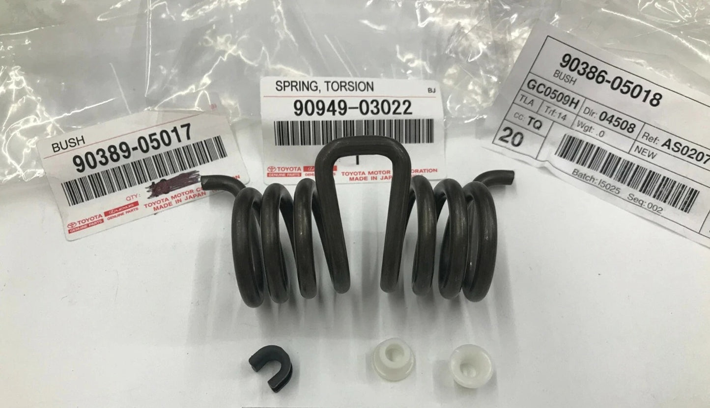 96-02 4RUNNER 95-04 TACOMA 05-06 TUNDRA CLUTCH RETURN SPRING & BUSHING KIT