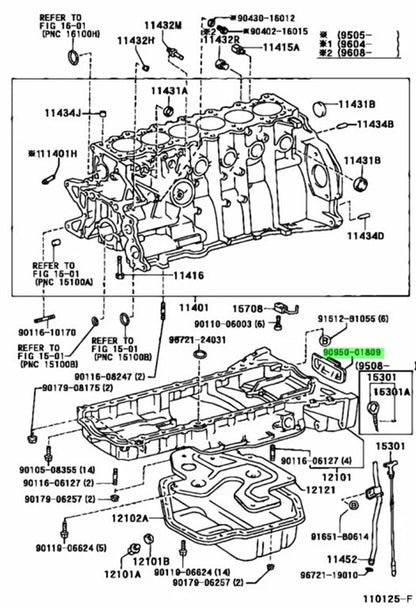 Genuine Toyota Sump Flywheel Housing Flex Plate Rubber Cover 90950-01809 1JZ 2JZ