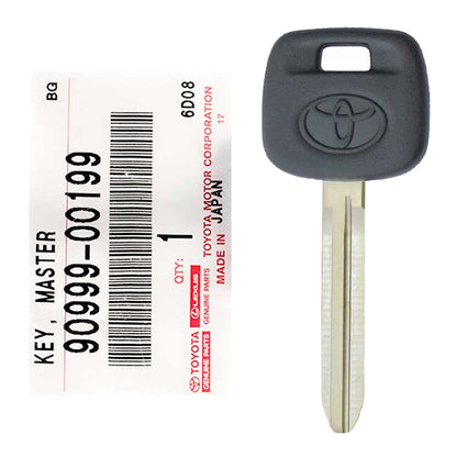 OEM Genuine Toyota Master Black Rubber Headed Blank Key 90999-00199