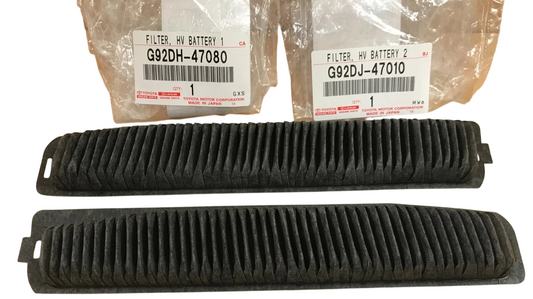 17-20 PRIUS PRIME HV BATTERY COOLING AIR INTAKE FILTER SET OF 2 GENUINE TOYOTA