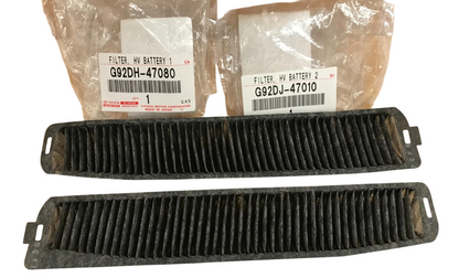17-20 PRIUS PRIME HV BATTERY COOLING AIR INTAKE FILTER SET OF 2 GENUINE TOYOTA