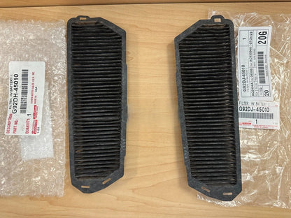 OEM TOYOTA 2021-24 SIENNA BATTERY COOLING AIR INTAKE FILTER SCREEN SET OF 2